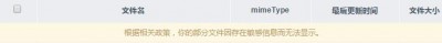 七牛提示部分文件存在敏感信息而无法显示