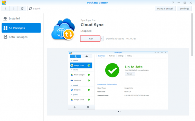 群晖Cloud Sync将文件同步到百度网盘提示:您的公共云配额已达上限